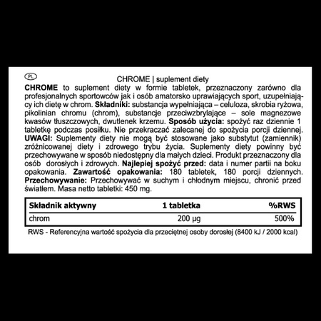 Real Pharm - Chrome Chrom 180 tab