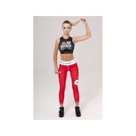 Real Wear Leginsy "Sztanga" Czerwone M