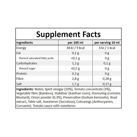 Body Attack Sauce Tomato Ketchup 320ml