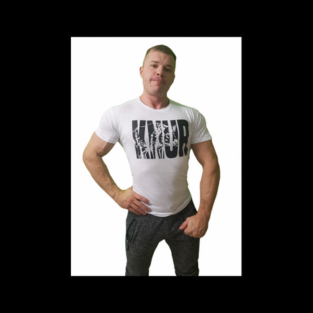 Real Wear T-Shirt Koszulka biała "Knur"