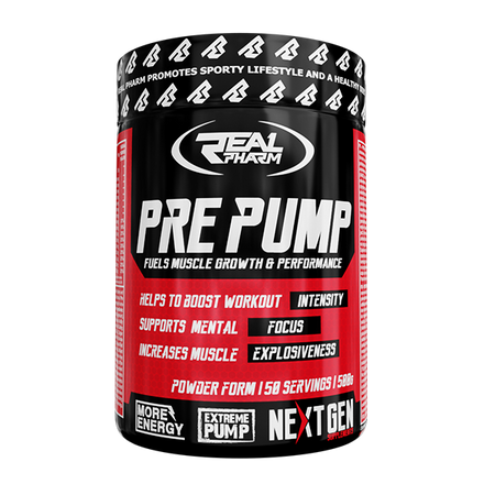 Real Pharm Pre Pump 500g Blackurrant Lemon