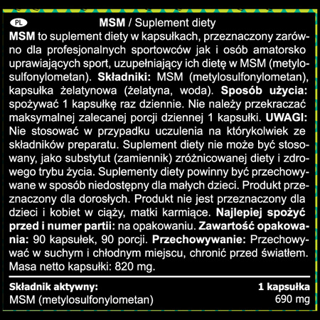 Real Pharm MSM 90kaps