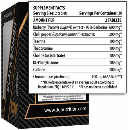 Dorian Yates - Black Bomb - 60 caps.