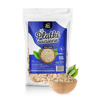 Real Foods - Płatki Owsiane 1000g