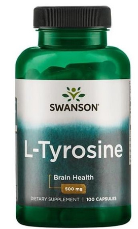 Swanson L-Tyrozyna 500mg 100 kaps