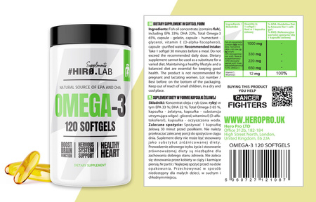 Hiro.Lab Omega 3 - 120 caps