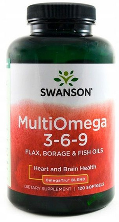 Swanson MultiOmega 3-6-9 120kaps