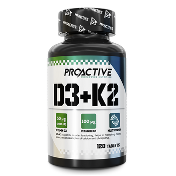Proactive Witamina Vitamin D3+K2 2000iu 120tab.
