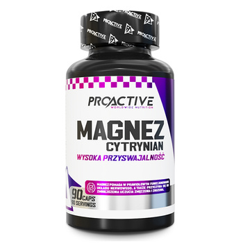 ProActive Cytrynian Magnezu 90 kaps
