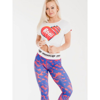 LEGGINSY NIEBIESKO – CZERWONE