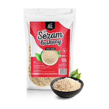 Real Foods - Sezam Łuskany 1000g
