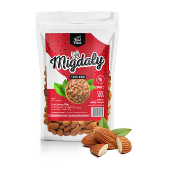 Real Foods - Migdały Duże Premium 1000g