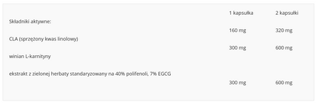 Real Pharm L-carnitine Green Tea & CLA Spalacz Tłuszczu Zielona herbata L-karnityna 90 tabs