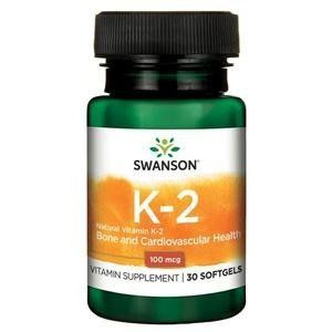 Swanson Vit K2 100mcg 30 kaps