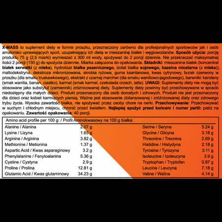 ProActive X-MASS GAINER NA MASĘ 3000g CARMEL
