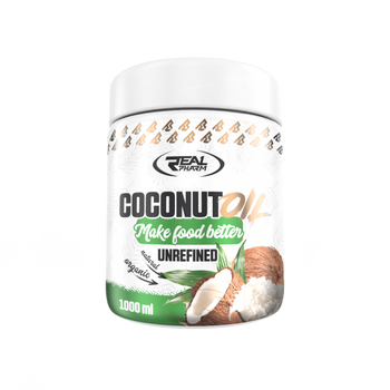 Real Pharm Coconut Oil OLEJ KOKOSOWY 1000ml Nierafinowany