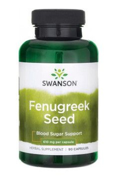 Swanson Fenugreek Seed 610mg 90caps.