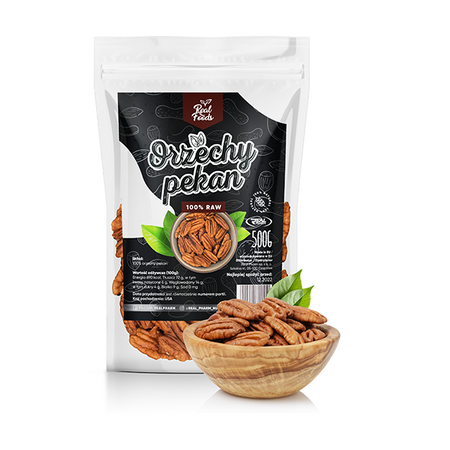 Real Foods - Orzechy Pecan 500g