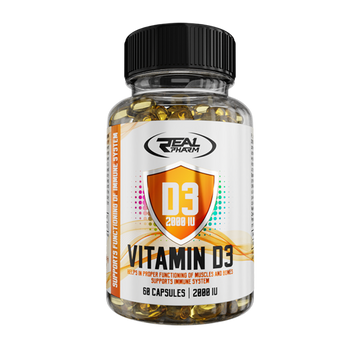 Real Pharm D3 2000 Witamina D3 60kaps