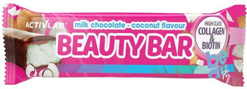 Activlab Beauty Bar 50g Milk Chocolate Coconut