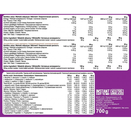 Real Pharm Real Isolate 100 Izolat Białka - 1800g STRAWBERRY
