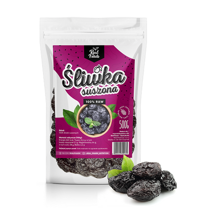 Real Foods - Śliwka Suszona 1000g