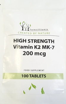 FOREST Vitamin K2 MK7 200mg - 100tab