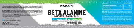 Proactive Beta Alanina Beta Alanine LOAD 300g Strawberry-Watermelon