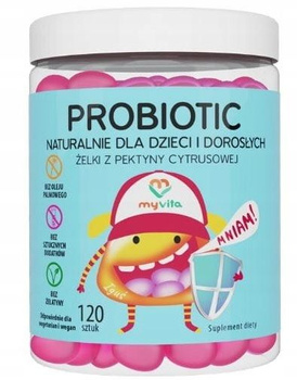 MyVita Żelki naturalne Probiotic 120sztuk