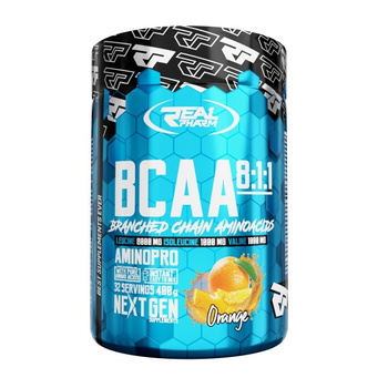 Real Pharm Aminokwasy BCAA 8:1:1 Instant - 400g Lemon Mint