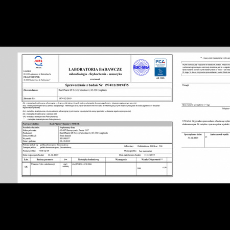 Real Pharm VITAMIN C WITAMINA C Forte 90tabl.