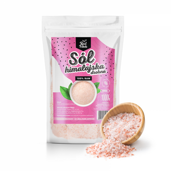 Real Foods - Sól Himalajska Drobna 1kg