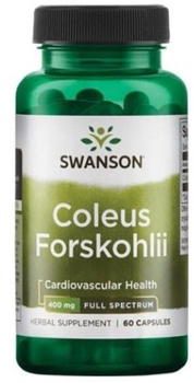 Swanson Coleus Forskohlii 400mg 60 caps.