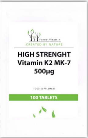 FOREST Vitamin K2 MK7 500mcg - 100tabl