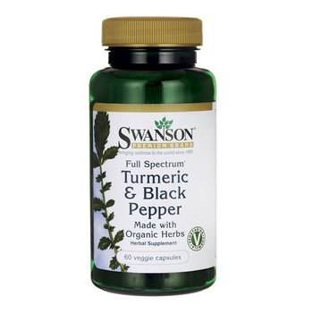 SWANSON Turmeric (Kurkuma) 720mg 100 kaps.