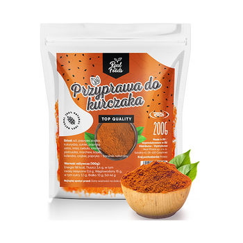Real Foods - Przyprawa do kurczaka złocista 200g