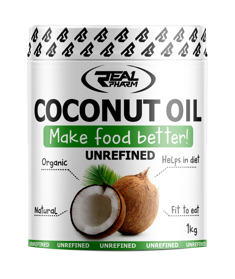 Real Pharm Coconut Oil 1000ml Nierafinowany