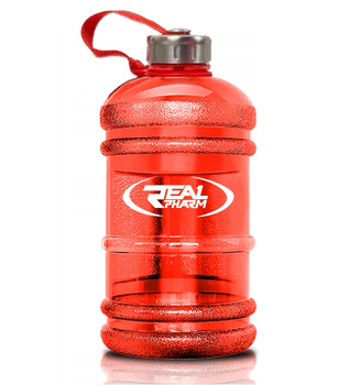 REAL PHARM BUTLA NA WODĘ 1/2 GALON 1,89L CZERWONY